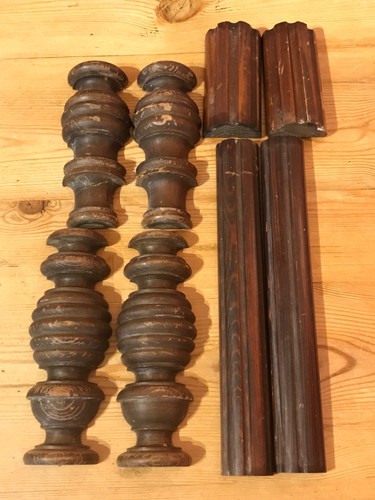 Pair antique vienna clock - pair,