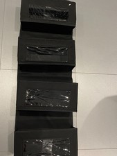 BLACK OVER DOOR SOFT STUFFED TOY HANGING SHOE STORAGE ORGANISER TIDY 4 SHELVES