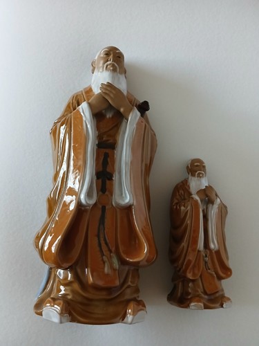 Chinese holy man mudman pair - mudman,