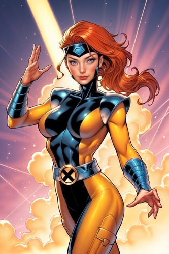 Jean grey fine art - 90's,