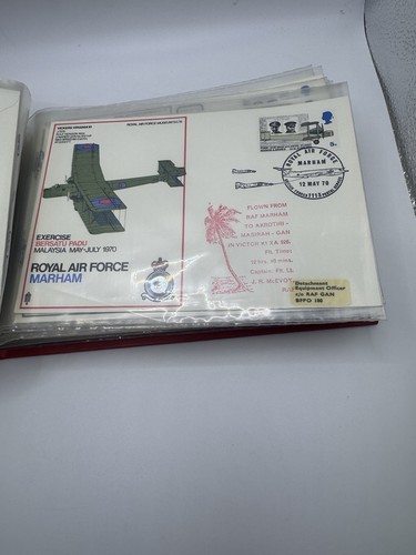 Vintage raf flown cover 1970 - vintage,