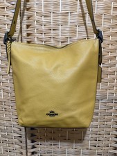 Coach Val Duffel Yellow
