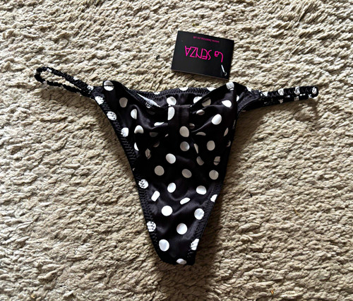Senza black white polka - la,