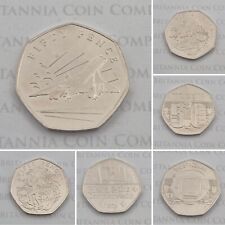 UK Territory & Crown 50ps