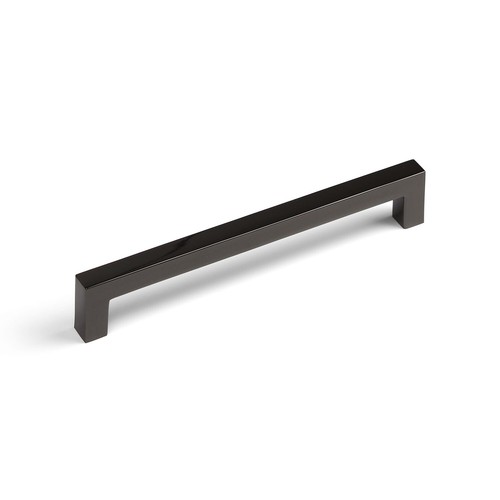 Black kitchen cupboard handle - black,