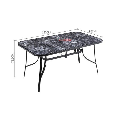 Large dining table - dining, metal