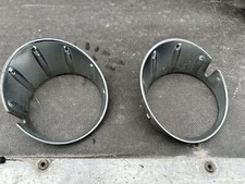 Mini Cooper Front Bumper Chrome Fog Lamp Spotlight Inserts Trims R56 57 58