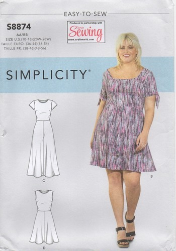 Simplicity sewing pattern 8874 - simplicity,