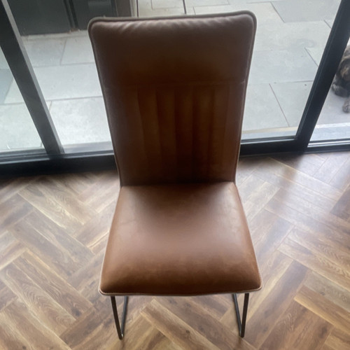 Tan genuine leather padded - tan,