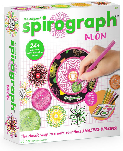 Spirograph neon set create - spirograph,