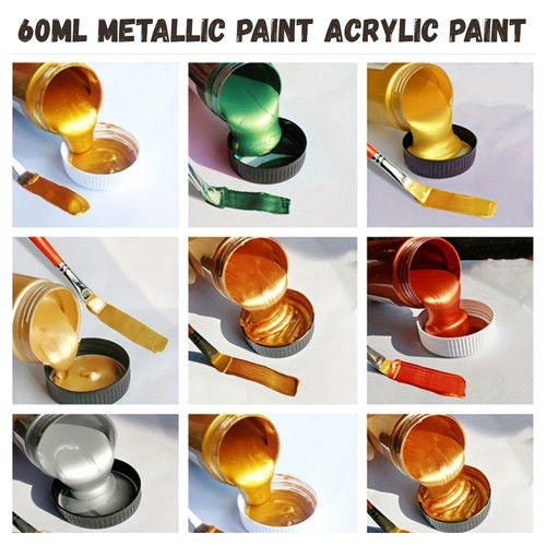 60ml metallic acrylic paint - 60ml,