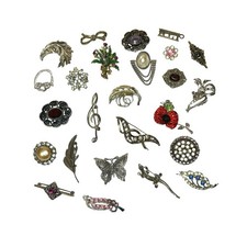 25 Vintage Silver Tone