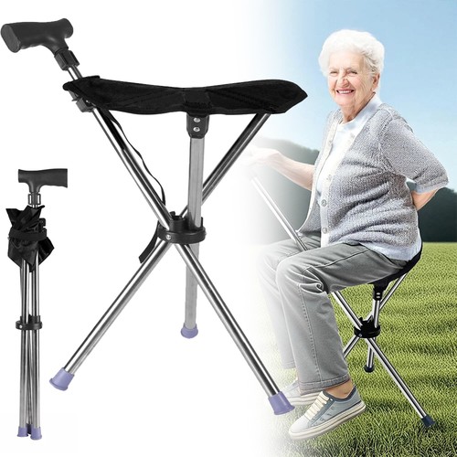 Folding walker old man - folding,