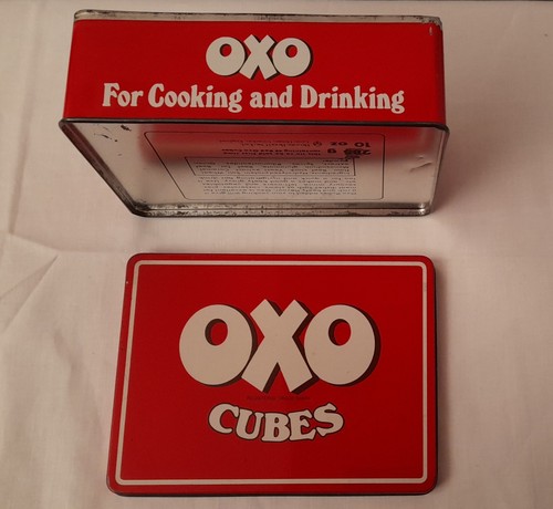 Vintage oxo cubes - oxo, tin