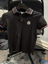 Moncler Polo Shirt Boys Black