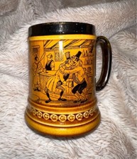 Elijah Cotton LTD Lord Nelson Ware Tankard StaffordShire England bar pub Vintage