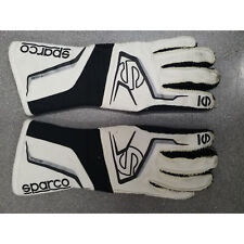 Sparco Tide Race Gloves - Size S, White & Black (FIA Approved) *Customer Return*