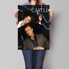 Castle TV Series Poster Nathan Fillion Stana Katic 16.6 x 23.4 in (A2)