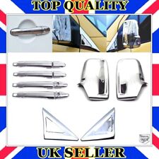 Chrome Mirror Cover Triangle + Door Handle For MERCEDES SPRINTER W906 2006-2018
