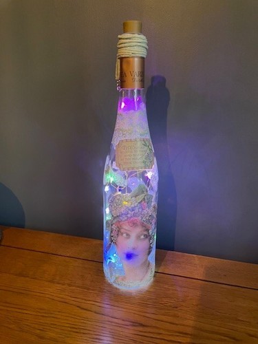 Table lamp decorative bottle - table,