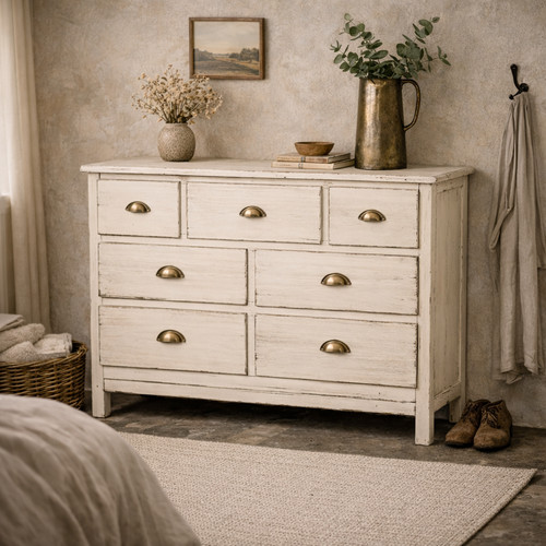 Heritage distressed white - heritage,