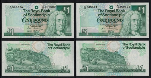 Rbs banknotes 346a 25th - £1,