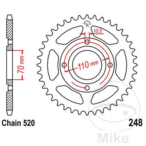 Sprockets transmission - jt,