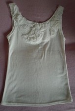White Ruffle Summer Vest Top