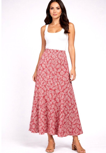 Ladies red midi - 16,