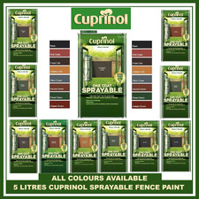 Cuprinol One Coat Sprayable Fence Treatment - All Colours - 5 Litres