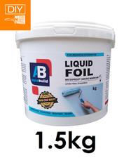 1.5kg Waterproof Tanking Membrane Aqua Build Liquid Foil Shower Wet Room System