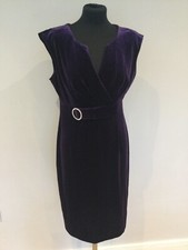 Purple Velvet Sleeveless Dress 12 Occasions Party Cruise