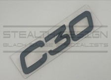 Fits Volvo Matt Black Letters