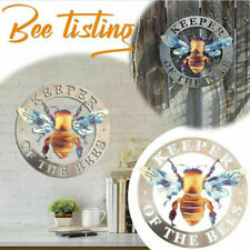 Keeper of the Bees Metal Art,Outdoor Honey Farm Sign Farmhouse Craft Decor
