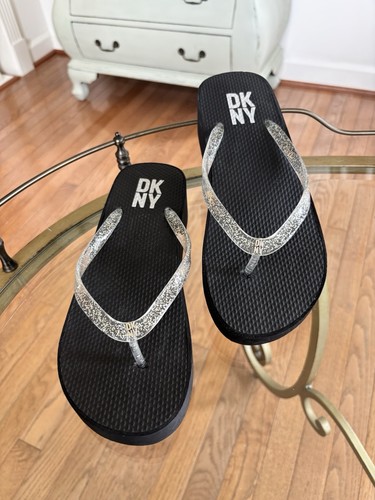 New dkny black silver glitter - black,