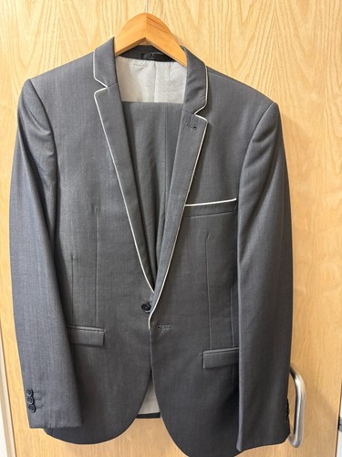 Mens grey suit - grey, and