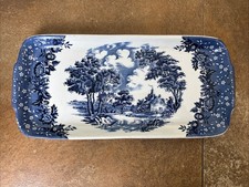 Vintage Grindley ‘Country Style’ Cake Or Sandwich Serving Plate or Tray, 16x34cm