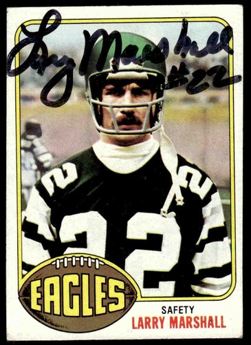 Larry marshall signed auto - marshall,