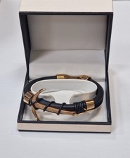 Men's anchor bracelet with Rolex symbol