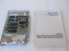 MOSTEK EMU-72 Emulator for MK3870 Series Single Chip Microcomputer Rare, Vintage