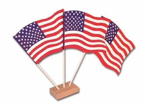 5x3 mini country paper - mini, flags