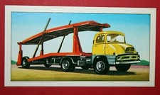 FORD TRADER Car Transporter   Vintage 1960's Illustrated Card  FE30M