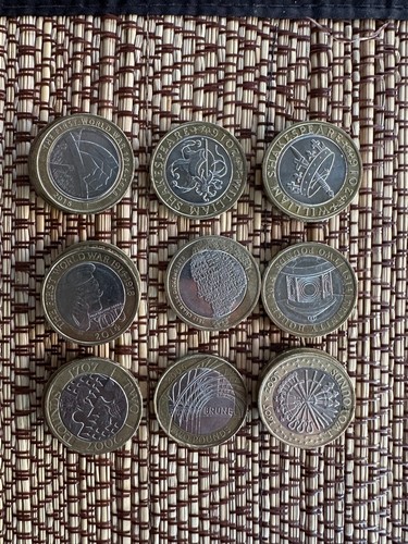 Selection circulated 2 - circulated, £2