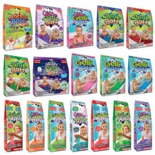 SLIME BAFF Gelli Bath Baff Blue Green Red Glitter Pink Purple Crackle Play