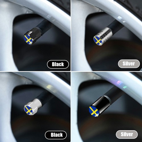 4pcs sweden flag - sweden, car