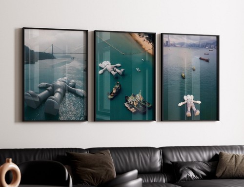 Set giant kaws floating - set, of