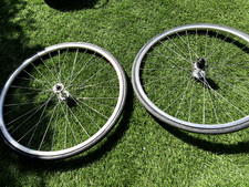 Vintage CAMPAGNOLO CHORUS 650C / 571 Road wheelset Shimano FH TYRES