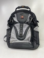 Wenger Swissgear Laptop Backpack Black Grey Maxxum Multi Compartment