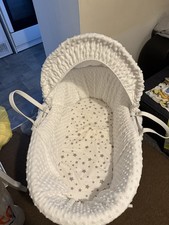 Clair De Lune Baby’s Moses Basket And Rocking Stand