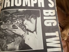 TRIUMPH BONNEVILLE 650 OVERHAUL DEEPROSE PERIOD 1970 MOTORCYCLE ADVERTISEMENT